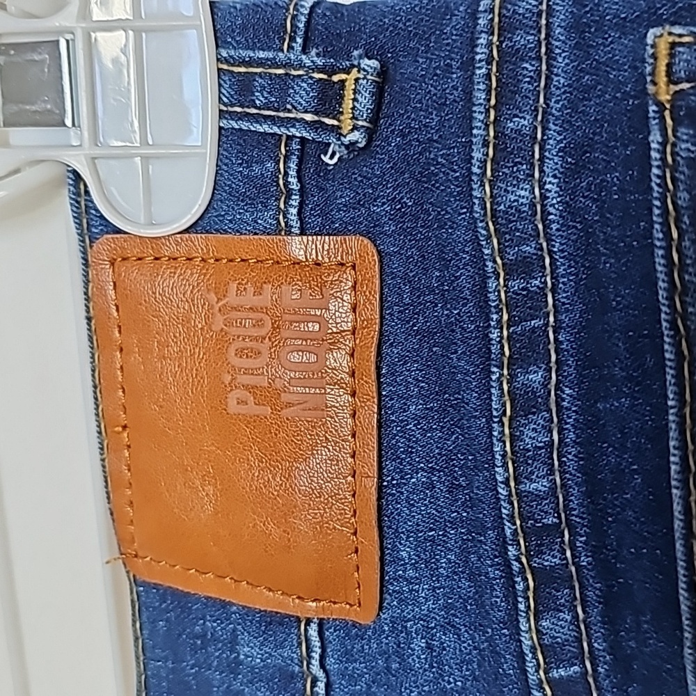 Pique Nique girls straight leg winter warm blue jeans sz 14 - Picture 5 of 7